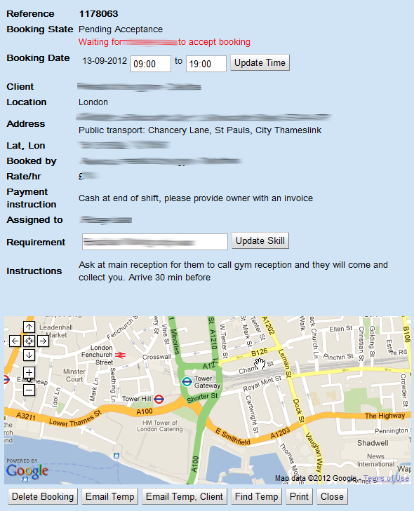 Sybu Data Booking System